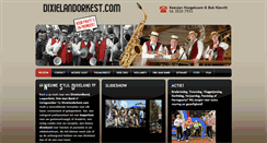 Desktop Screenshot of dixielandorkest.com